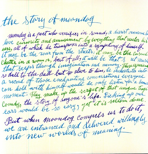 The Story of Moondog