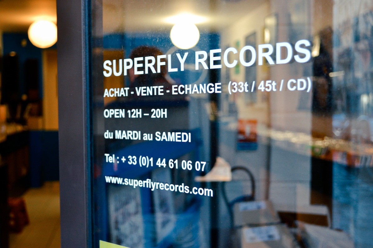 Superfly record shop Paris