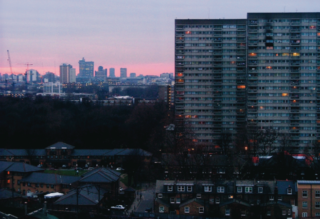 Mallard Point, Crossways, E3 aka "three flats" - by Nico Hogg