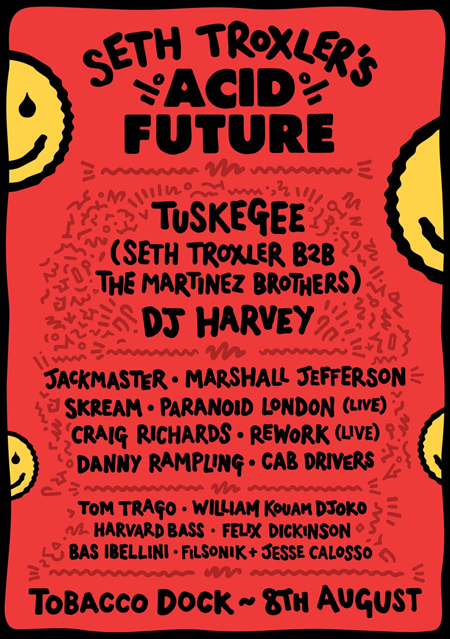 Seth Troxler reveals line-up for Acid Future