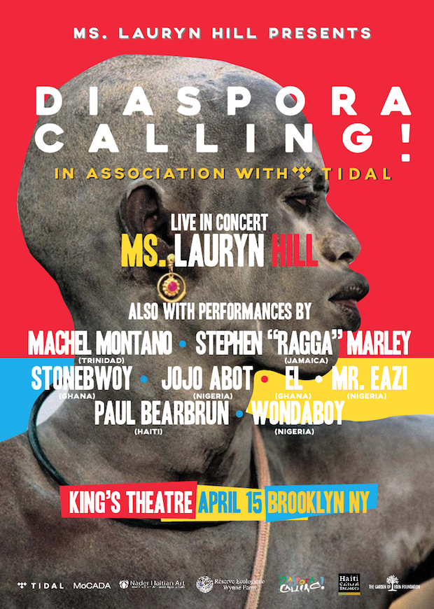 laurynhilldiasporacallingtidalposter