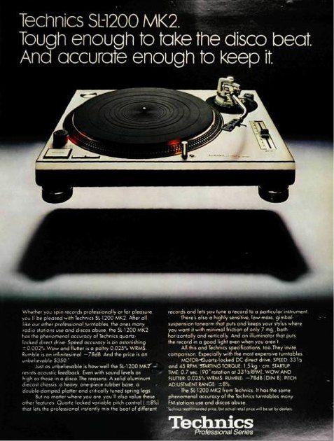 technics advert
