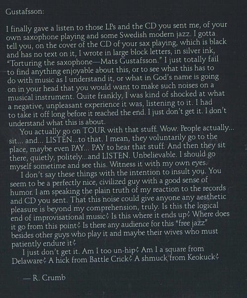 crumb liner notes