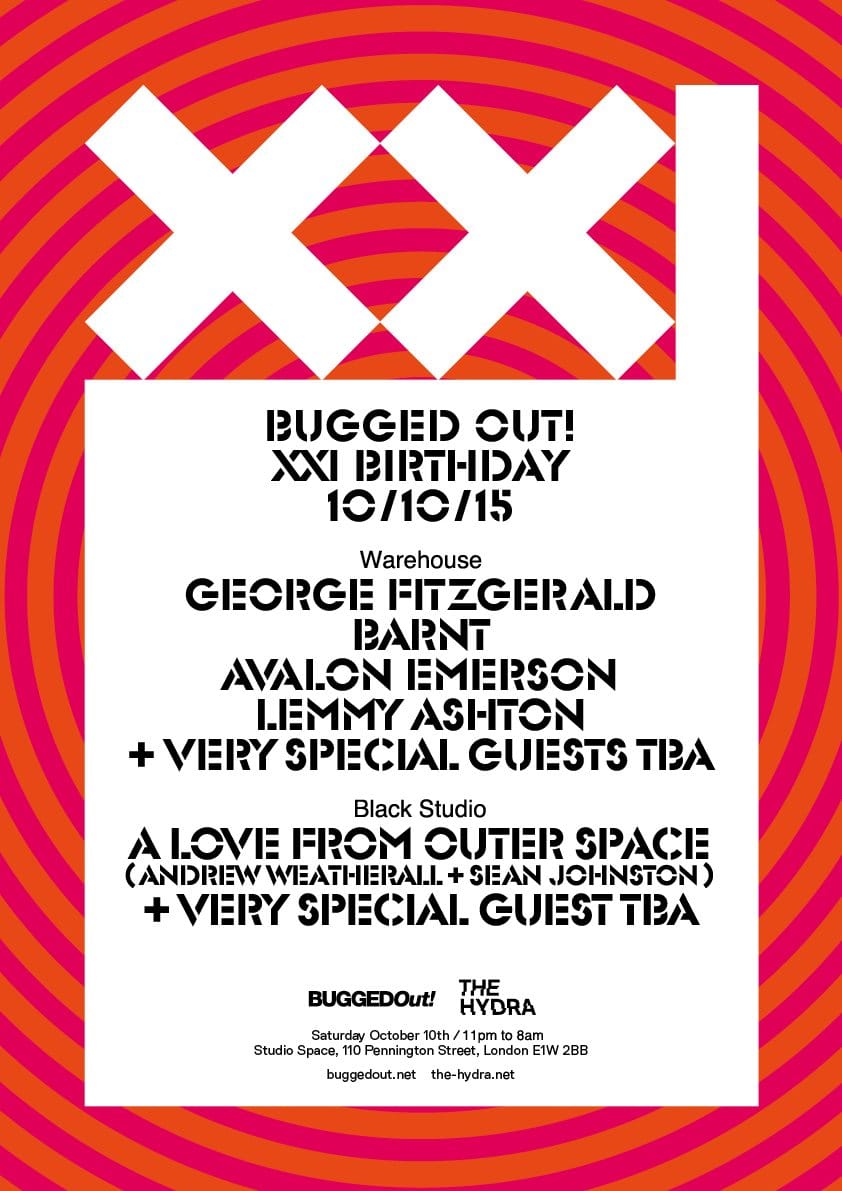 Bugged Out! celebrates 21 years with George Fitzgerald, Barnt and more