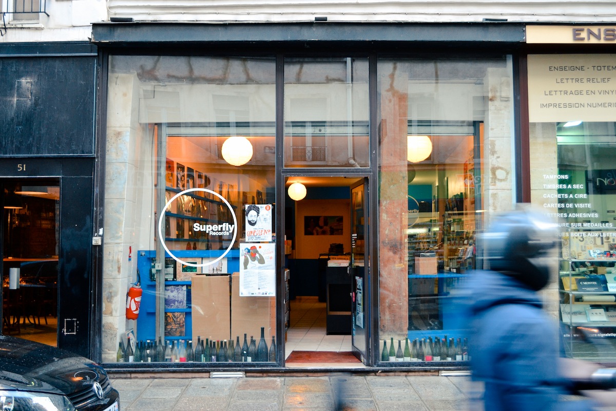 Superfly record shop Paris