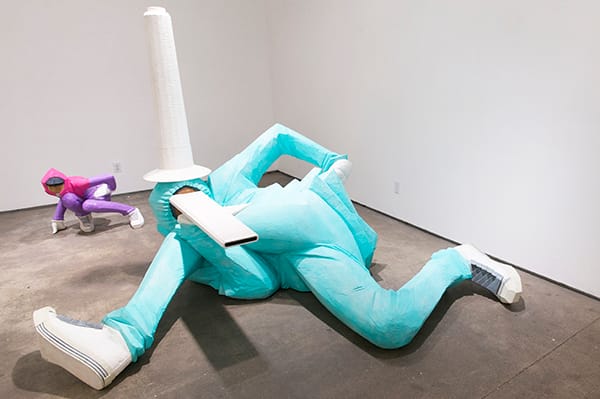 Japanese artist's vibrant sculptures celebrate b-boy culture