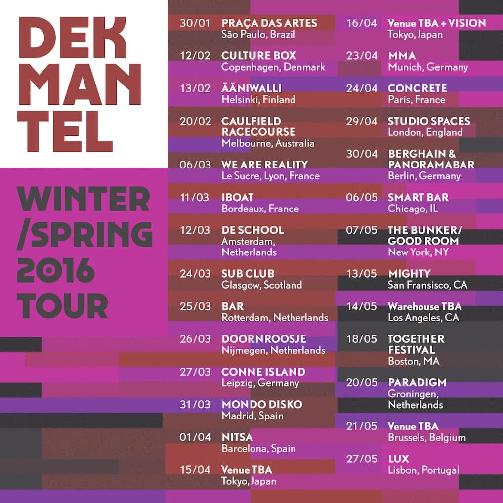 dekmantel-tour-2016