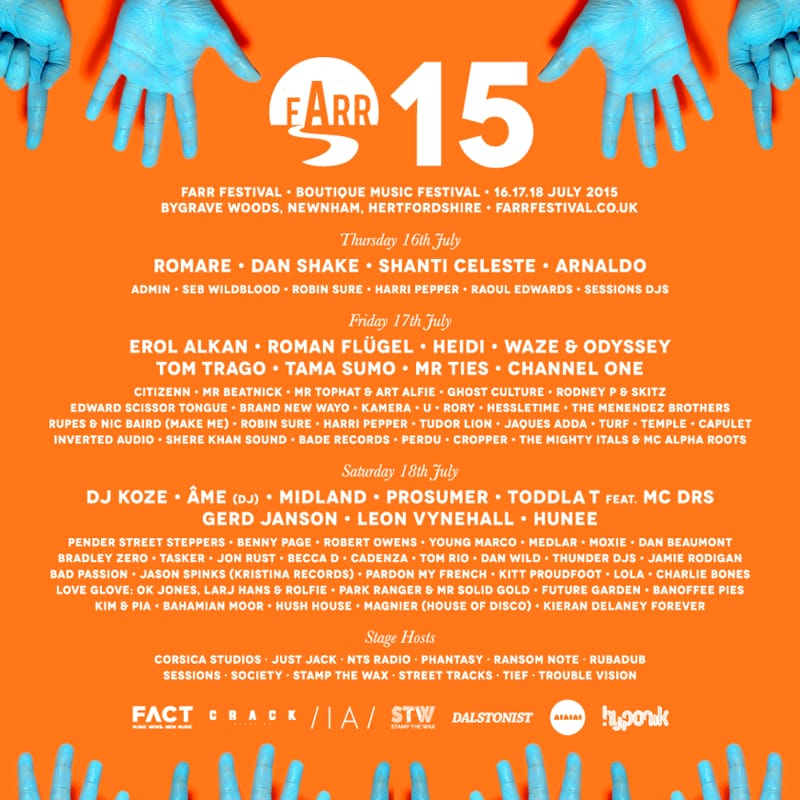 Farr Festival reveals day-by-day lineup breakdown for 2015