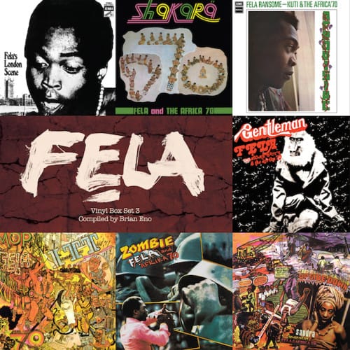 Brian Eno curates Fela Kuti vinyl box set