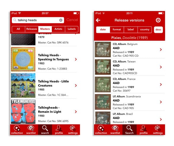 Discographic is the slickest Discogs app yet