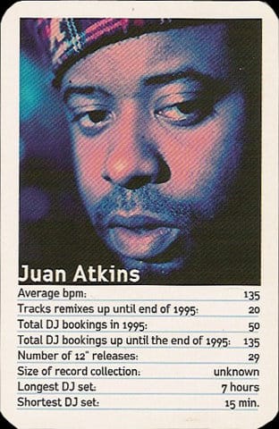 Amazing DJ trading cards from 1996 unearthed featuring Carl Craig, Juan Atkins, Laurent Garnier and more