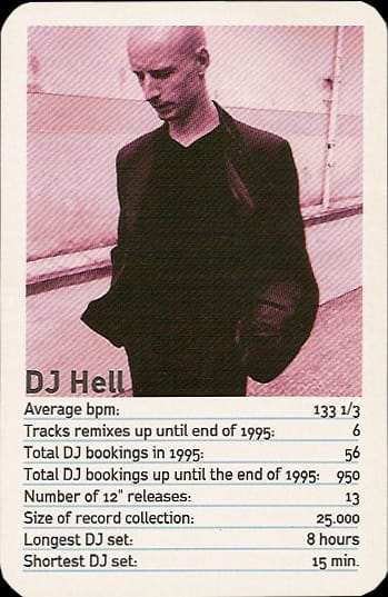 Amazing DJ trading cards from 1996 unearthed featuring Carl Craig, Juan Atkins, Laurent Garnier and more