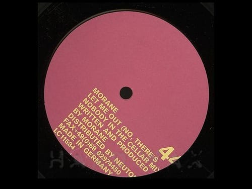 Forgotten Classics: Morane's 'Let Me Out (No, There's Nobody In The Cellar Mix)'